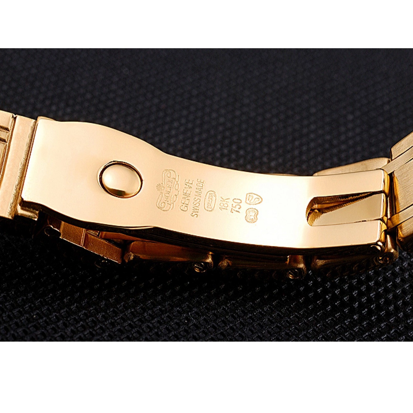 Aaa replica watch Jewels Bezel Datejust Dial And Rolex Gold 622835 Case Diamond Pink Bracelet 0519